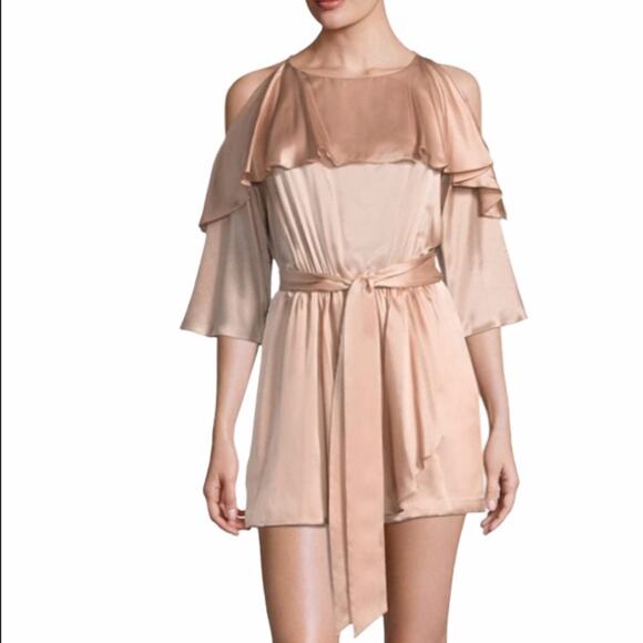 Rachel Zoe Catrina Short Romper Tube Rose Size 0 - Picture 13 of 13